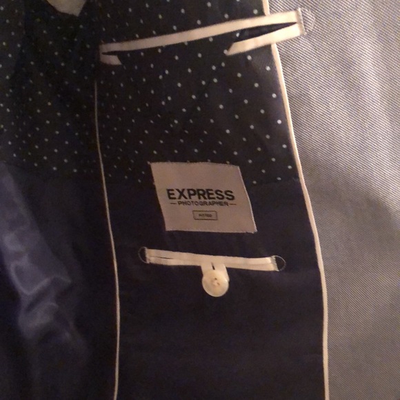 Light Blue Express Mens Sports Jacket size L - Picture 7 of 8